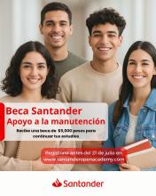 Becas Santander de Manutención 2025