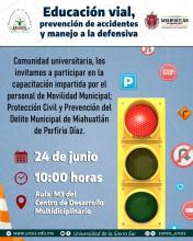 Capacitación “Educación vial, prevención de accidentes y manejo a la defensiva”