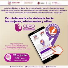 Plática “Cero tolerancia a la violencia hacia las mujeres, adolescentes y niñas”