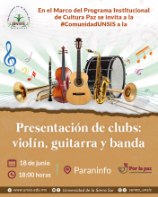 Presentación de los Clubs de Violín, Guitarra y Banda