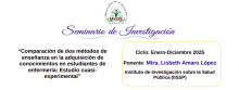 Resumen del Seminario 14 de agosto de 2025