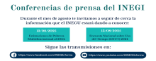 Conferencias de prensa del INEGI