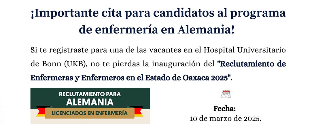 Reclutamiento de Enfermeras y Enfermeros