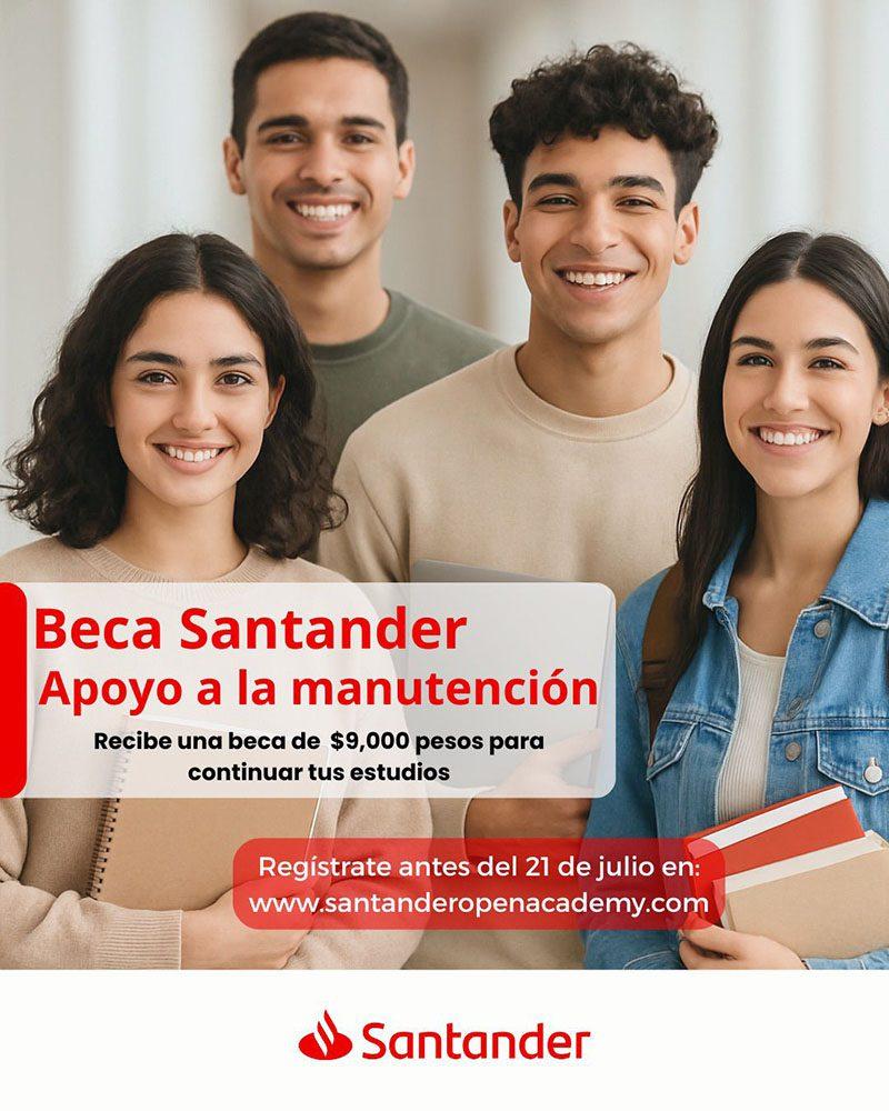 Becas Santander de Manutención 2025