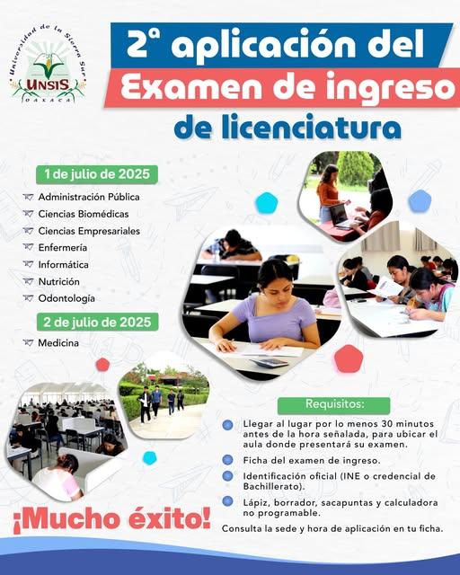 2° Examen de Ingreso 2025