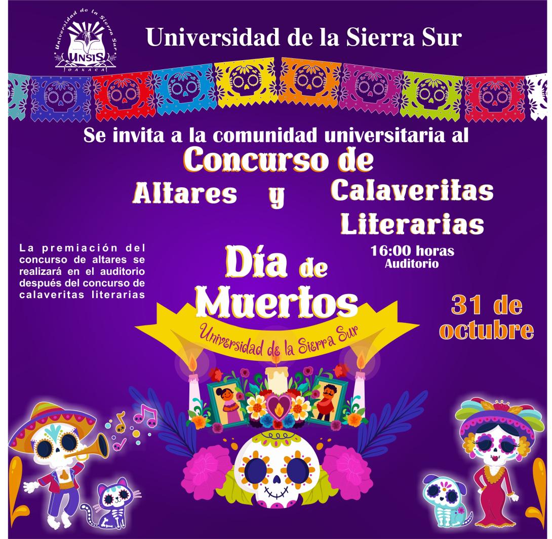 Concurso de Altares y Calaveritas Literarias