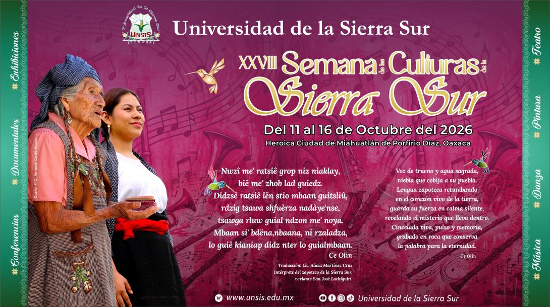 XVIII Semana de las Culturas de la Sierra Sur